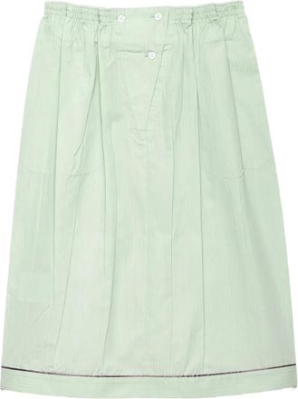 Prada Gonna midi - Verde