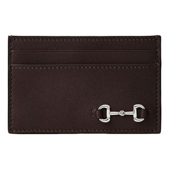 Gucci 25 Horsebit Card Holder Brown 846952-AAFP1-2140