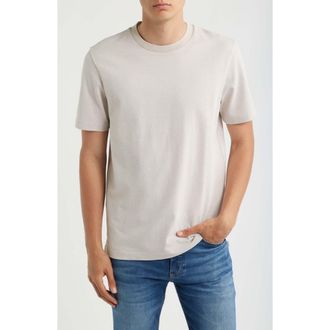 BOSS H-Thompson Cotton Piqu&eacute; T-Shirt in Open Beige at Nordstrom, Size Xx-Large