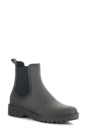 FLY London Oak Waterproof Chelsea Boot in Black Rubber Cork at Nordstrom Rack, Size 7-7.5Us / 38Eu