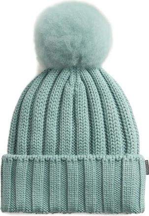 Woolrich Berretto con pompon - Blu