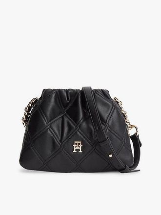 Tommy Hilfiger Quilted Chain TH Monogram Crossbody Bag