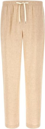Cellar Door Alfred Linen Pants - Heren - Slim Fit Broeken - Beige - L - Linnen - Broeken