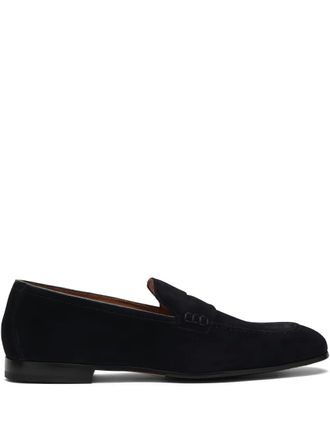 Doucal's leather loafers - Black