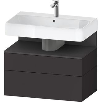 Duravit Duravit - Qatego Mueble Bajo Lavabo, 1 Extra&iacute;ble Y 1 Caj&oacute;n
