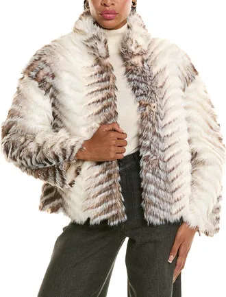 Stella + Lorenzo Faux Fur Coat