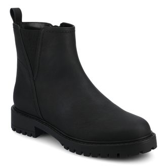Journee Collection Womens Junnah Medium and Wide Width Pull-on Chelsea Boots