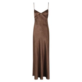 MC2 Saint Barth Maxi Dresses, female, Brown, Size: S Ravel Maxi Dress