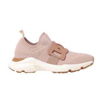 Tod's Sneakers, female, Pink, 4 1/2 UK, Knitted Slipon Trainers