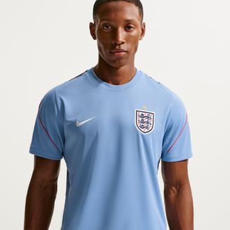 Nike England Strike Nike Mens Soccer Dri-FIT Short-Sleeve Top in Blue | IB4971-486