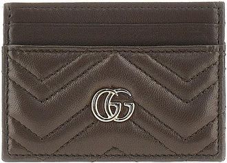 Gucci GG Marmont leather cardholder Woman One Size