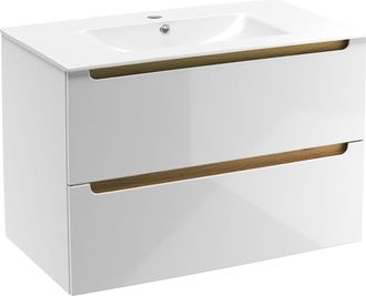 Puma Naturel - Mueble De Ba&ntilde;o Con Lavabo Stilla 80x60x45 Cm, Blanco (stillad08057u1)