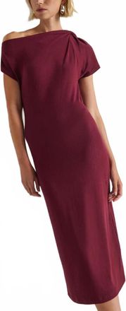 Nation Ltd Hallie Midi Dress In Port