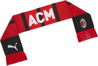 Puma Sciarpa AC Milan Essentials, Accessori, Rosso, OSFA