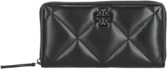 Tory Burch Accessoires, Dames, Zwart, ONE Size, Leer, Kira Continental Portemonnee