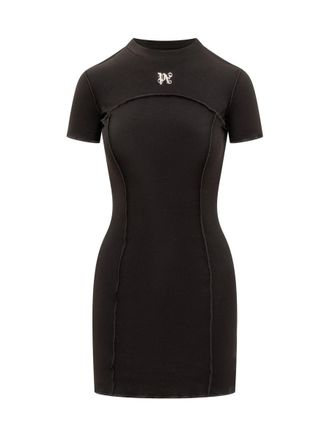 Palm Angels Dress With Monogram Pa