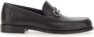 Ferragamo Gancini Loafers - Heren - Loafers - Bruin - 39 EU - Leer - Schoenen