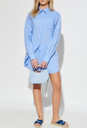 Moschino Jumpsuit With Flap, Womens, Blue