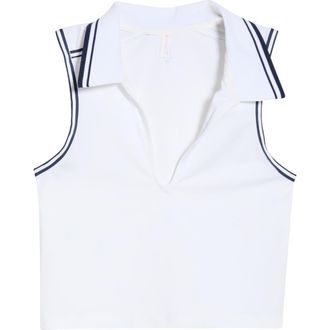 Free People FP Movement Forehand Polo in White at Nordstrom, Size X-Small