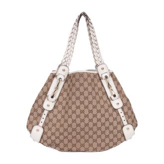Gucci Pre-owned Womens Pelham Tote Shoulder Bag - Beige - One Size