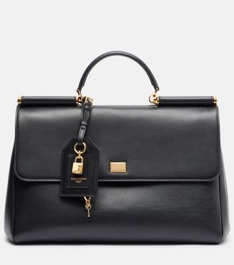 Dolce & Gabbana My Sicily Large leather top-handle bag