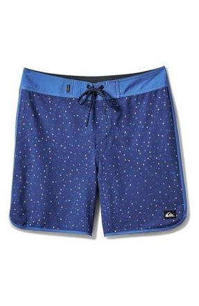 Quiksilver Surfsilk Scallop Board Shorts in American Navy at Nordstrom Rack, Size 31