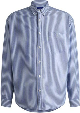 HUGO BOSS Oversize-fit button-down shirt in Oxford cotton