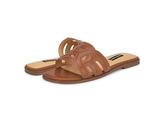 Nine West Geena Womens Sandals Cognac : 9.5 M, Synthetic