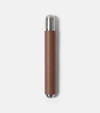 Giobagnara Leather-trimmed cigar holder