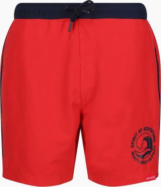 Regatta Mens Regatta Mens Bentham Swim Shorts - High Risk Red Navy - Size: 37/36/32