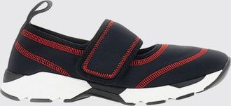 Marni Sneakers in neoprene bicolore con chiusura a strappo e logo posteriore