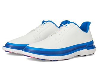 G/Fore Mens Gallivanter T.P.U. Tuxedo Golf Shoes Mens Golf Shoes Snow / Lisbon : 11.5 M, Synthetic