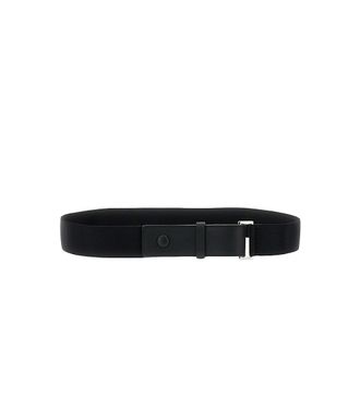 Max Mara Black Elasticated Webbing Belt
