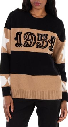 Max Mara Dirce Oversized Wool and Cashmere Jumper, Size Large