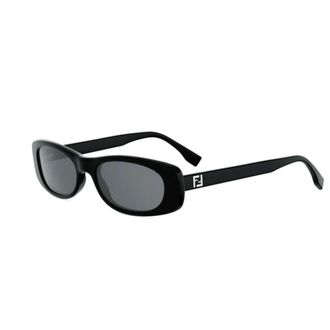 Fendi Sunglasses, unisex, Black, Size: 53 MM FF Squared Sunglasses