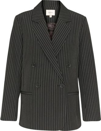 Gestuz Pinstripe Blazer 2.0 Zwart - Dames - Blazers - Zwart - S - Jassen