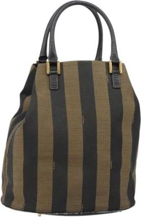 Fendi Pre-owned Handbags, female, Multicolor, Size: ONE SIZE Pre-owned Vintage Canvas Handbag