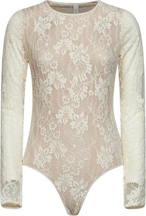 Zimmermann Body de encaje - Tops - Mujer - Beige - L