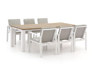 Bellagio la vita attrattiva Bellagio Vezzano/Lagundo 230cm dining tuinset 7-delig