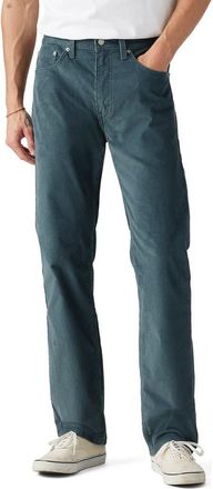 Levi's 505 Regular Corduroy Straight Leg Jeans in Dark Slate at Nordstrom Rack, Size 38 X 30