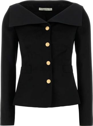Alessandra Rich Blazer in lana - Nero