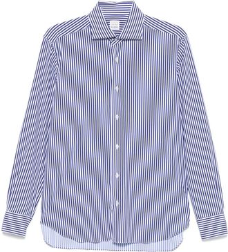 Barba Camicia a righe - Blu