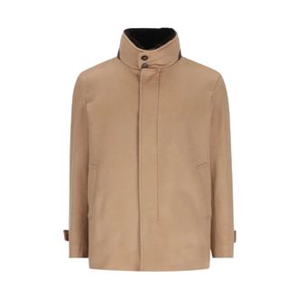 Herno Jassen, Heren, Beige, L, Jassen