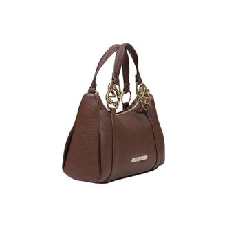 Love Moschino Pebbled Polyurethane Shoulder Bag - Brown