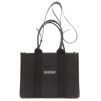Balenciaga Black Canvas Tote Bag (Pre-Owned)