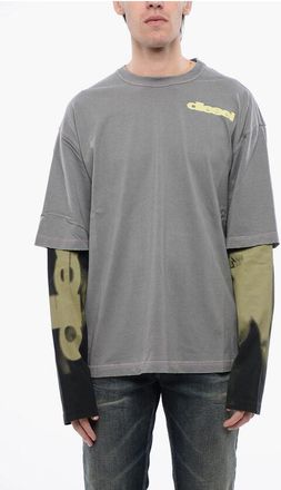 Diesel RED TAG Acid Wash Effect T-WESHER-N3 Crew-neck T-shirt size 3xl