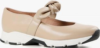 All Black Womens Big Bow Mj Slip On In Nude