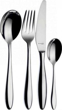 Bugatti 24 Piezas Cubiertas Colocadas En Estuche De Madera De Acero Pulido Fresco Bugatti