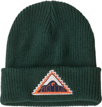 Patagonia Logo Beanie Green