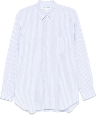 Comme Des Garçons Camicia a righe - Blu